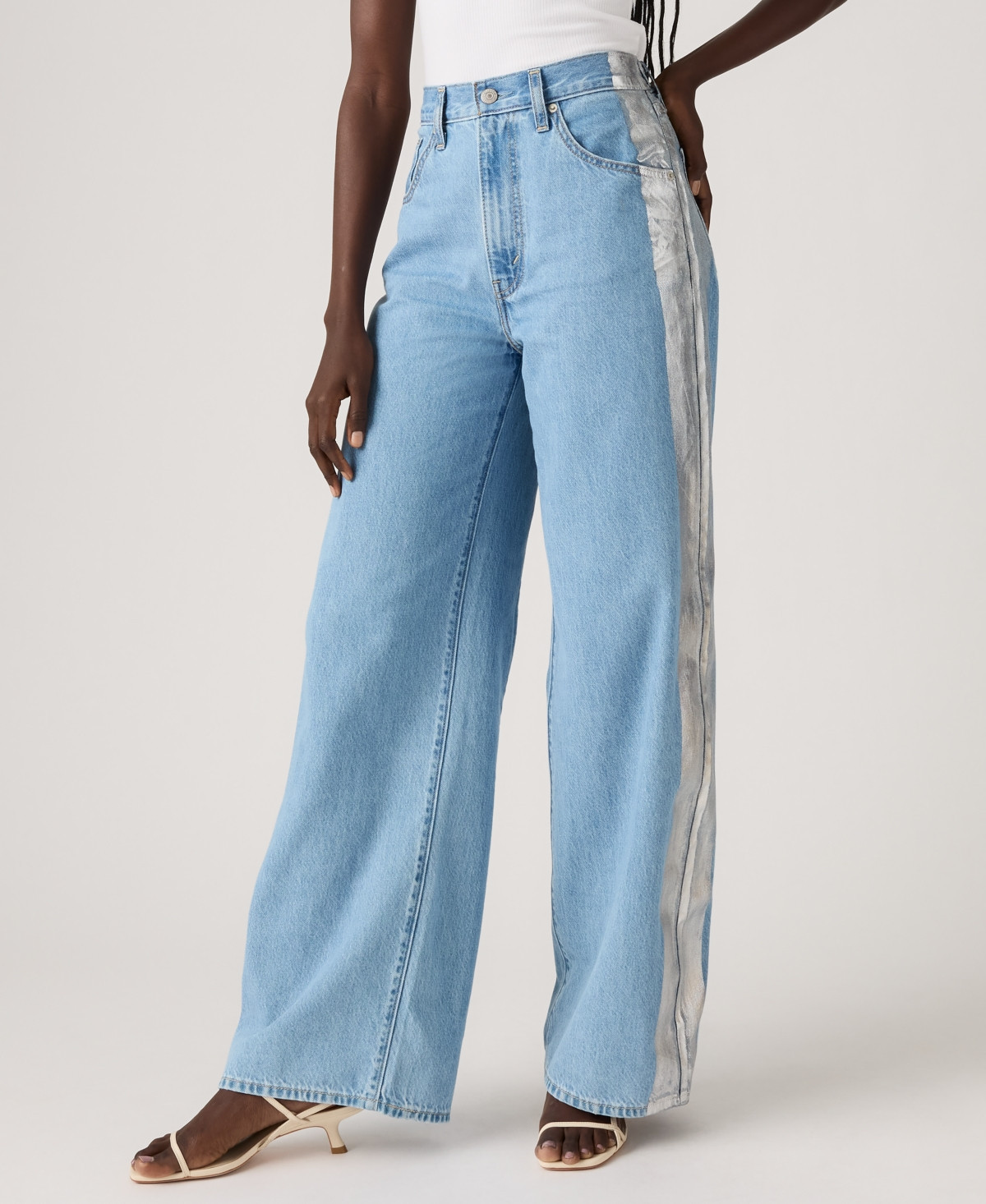 Levi's Women's Cinch-Waist Lightweight Baggy Jeans - Rain Or Shine | Macy's