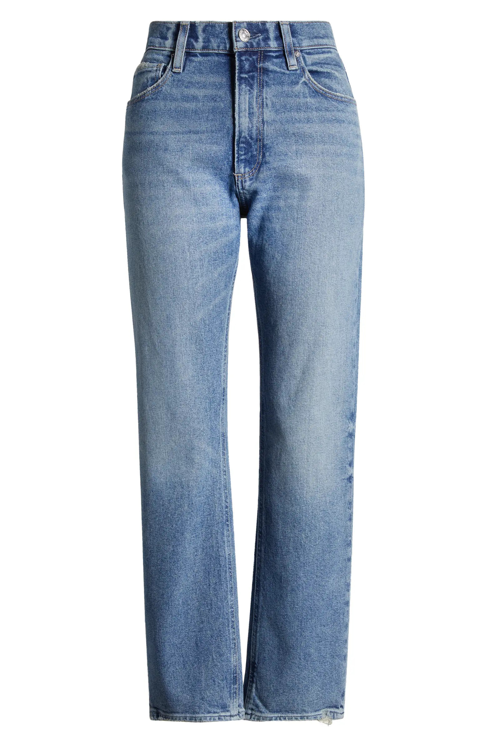 PAIGE Sawyer High Waist Straight Leg Jeans | Nordstrom | Nordstrom