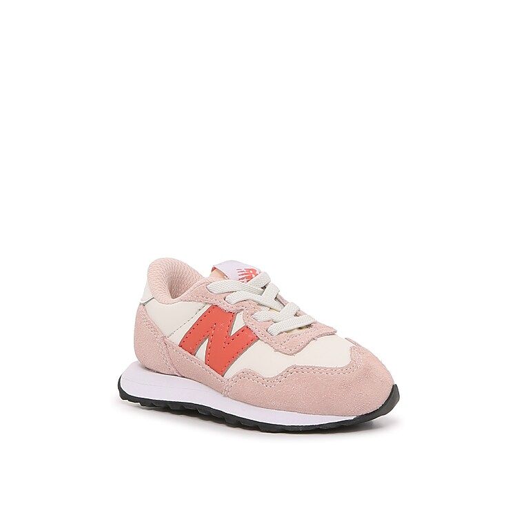 New Balance 237 Bungee Sneaker Kids' | Girl's | Light Pink | Size 5 Toddler | Athletic | Sneakers | DSW