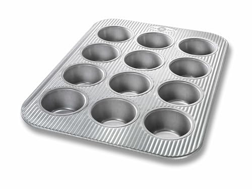 USA Pan Bakeware Muffin Pan, 12-Well, Aluminized Steel | Amazon (US)