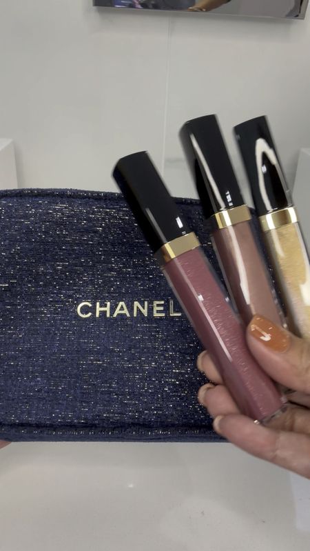 Chanel lipgloss, Chanel beauty, holiday gift sets 

#LTKHoliday #LTKGiftGuide