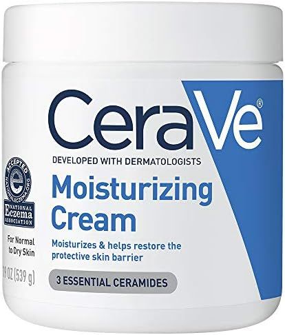 CeraVe Moisturizing Cream | Body and Face Moisturizer for Dry Skin | Body Cream with Hyaluronic A... | Amazon (US)