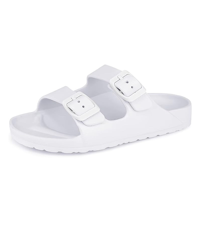 Kids Slide Sandals Boys Girls Buckle Adjustable EVA Slipper Sandals | Amazon (US)