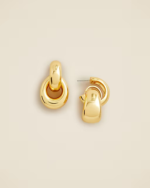 Rounded chainlink earrings | J. Crew US
