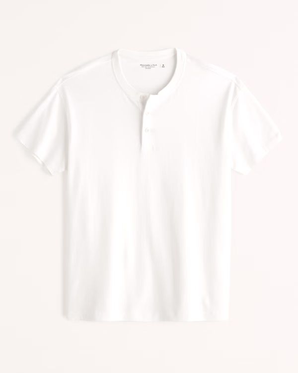 Essential Relaxed Henley Tee | Abercrombie & Fitch (US)