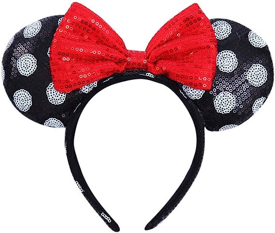 minnie mouse ears Headbands, minnie mouse ears for girls,Party Princess Decoration Cosplay Costum... | Amazon (US)