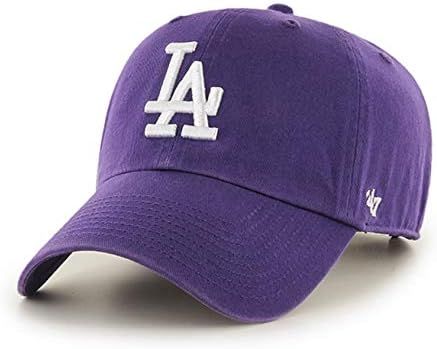 Los Angeles Dodgers Purple Clean Up Adjustable Dad Slouch Cap | Amazon (US)