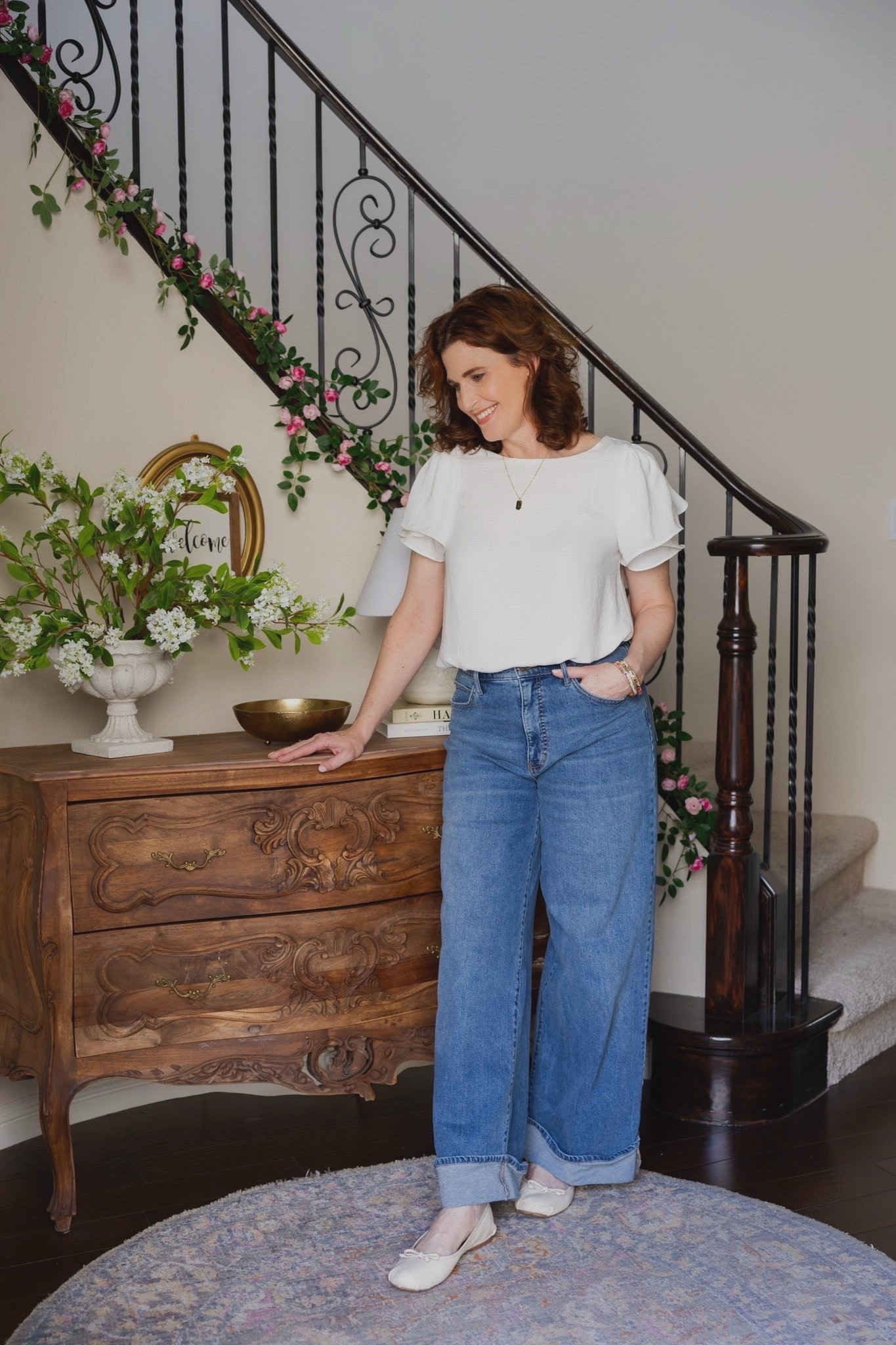 Cute and comfy wide leg jeans that I’ve been wearing on repeat! 

Walmart fashion, fashion over 50, 50+, fashion over fifty, jeans, denim, budget-friendly jeans

#LTKStyleTip #LTKFindsUnder50 #LTKOver40