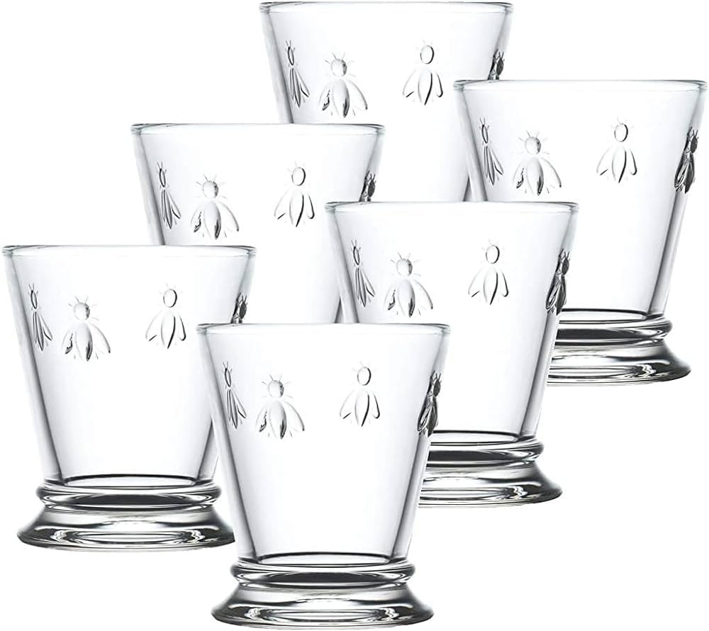 La Rochere Napoleon Bee Tumbler Set of 6 – La Rochere Bee Glassware Sets – Fancy Glassware Dr... | Amazon (US)