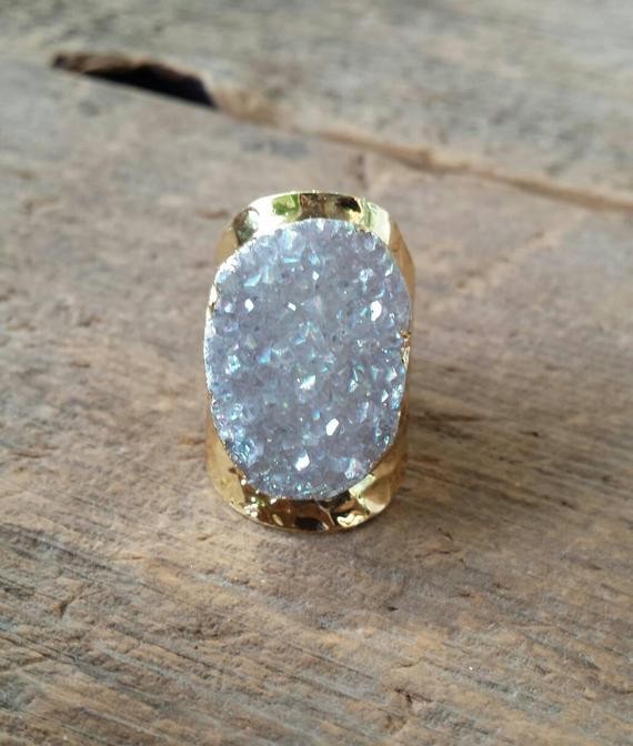 Luxe Druzy Ring | Etsy (US)