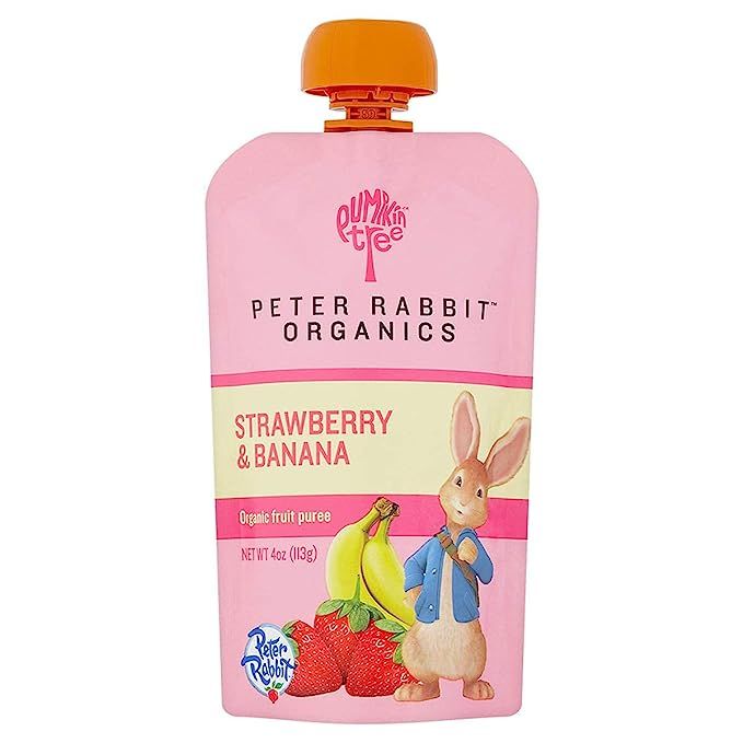 Peter Rabbit Organics Baby Strawberry Banana, 4 oz | Amazon (US)