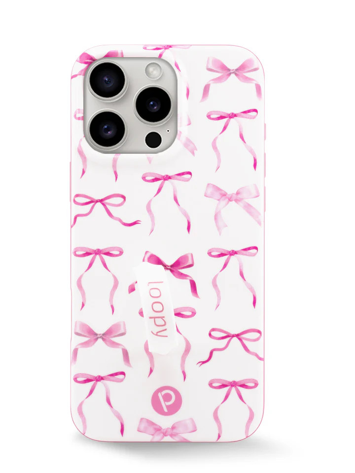Loopy Cases - Pink Bows | Loopy Cases