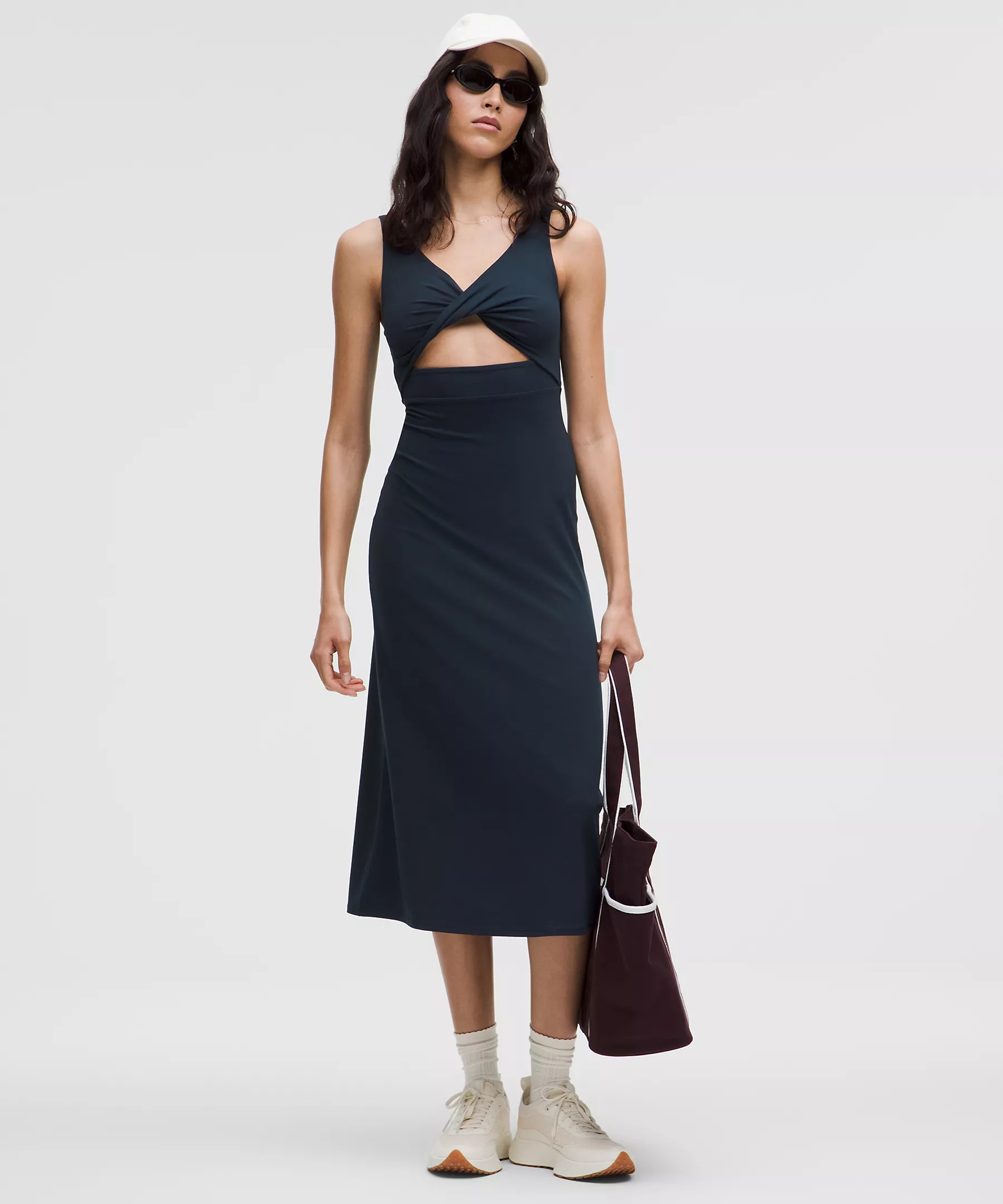 Nulu Twist-Front Midi Dress | lululemon (CA)