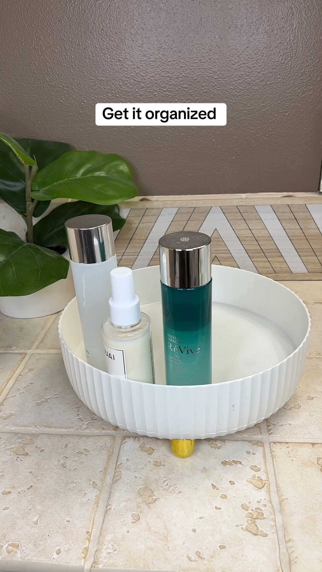 Pretty and functional. Rotating storage dish for skincare, make up or display your perfume bottles. 

#LTKHoliday #LTKhome #LTKGiftGuide