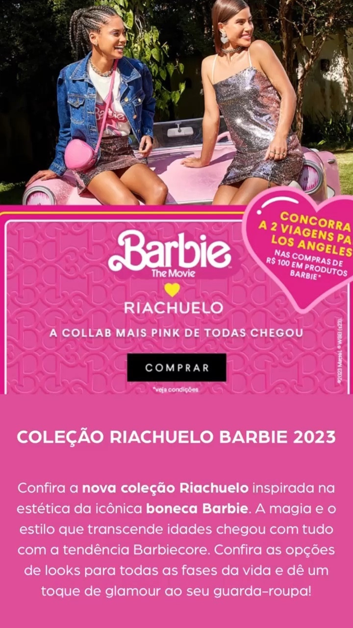 Roupa para boneca Barbie inspirada no filme Barbie the movie