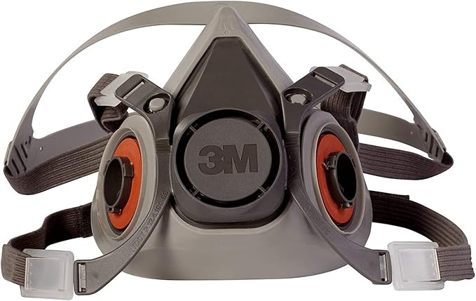 3M Half Facepiece Reusable Respirator Gases Vapors Dust Paint Cleaning Adjustable Headstraps Bayo... | Amazon (US)
