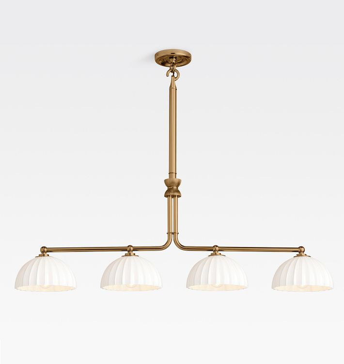 Enzo 42" Quad Linear Chandelier | Rejuvenation
