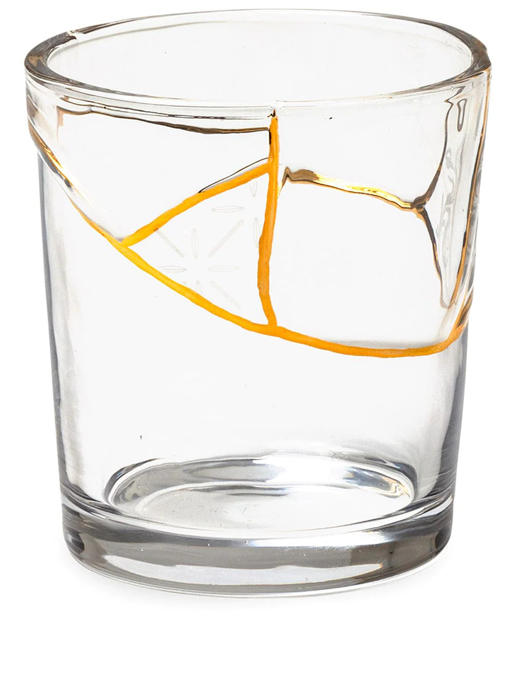 Seletti Kintsugi two-tone glass - White | Farfetch Global