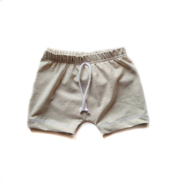 Beige Oatmeal  Boy Shorts  Summer Shorts in Jersey Knit - Etsy | Etsy (US)