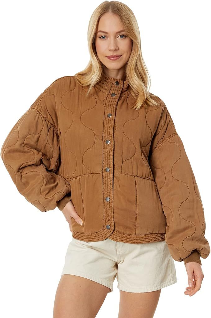 [BLANKNYC] Womens Luxury Clothing Tencel Drop Shoulder Quilted Jacket | Amazon (US)