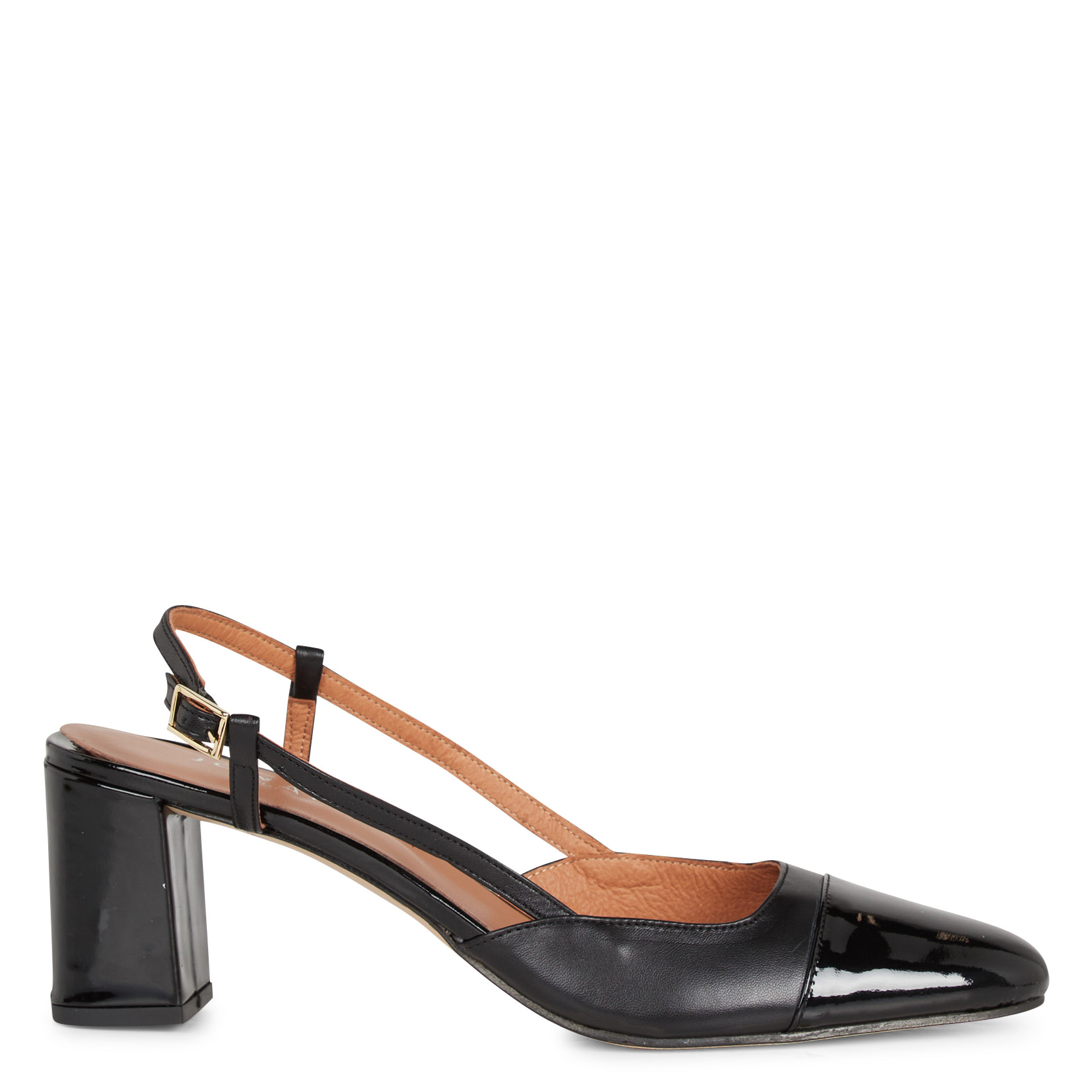 BABIES à TALONS EN CUIR VERNIS NOIR NOIR JONAK - FEMME | Place des Tendances | Place des tendances (FR)