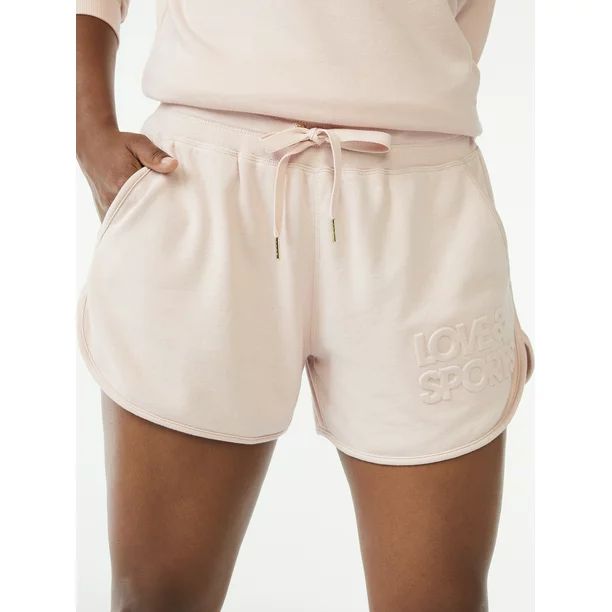 Love & Sports Women's Embossed Logo Lounge Shorts | Walmart (US)