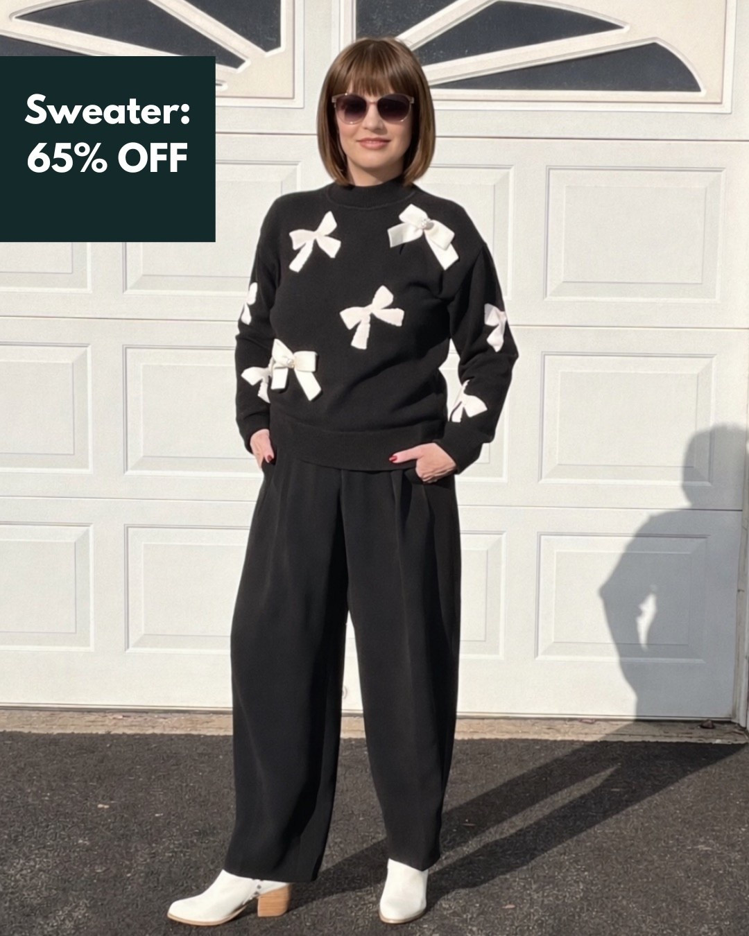 ‼️ Bows + Rhinestone Sweater on #SALE ‼️ wearing size Small 
From the Office to Dinner 

Follow my LTK @fashionistanyc on the @shop.LTK app to view this post and get my exclusive app-only content!

#liketkit #LTKSaleAlert #LTKootd #LTKWorkwear
@shop.ltk
https://liketk.it/5Zox3
