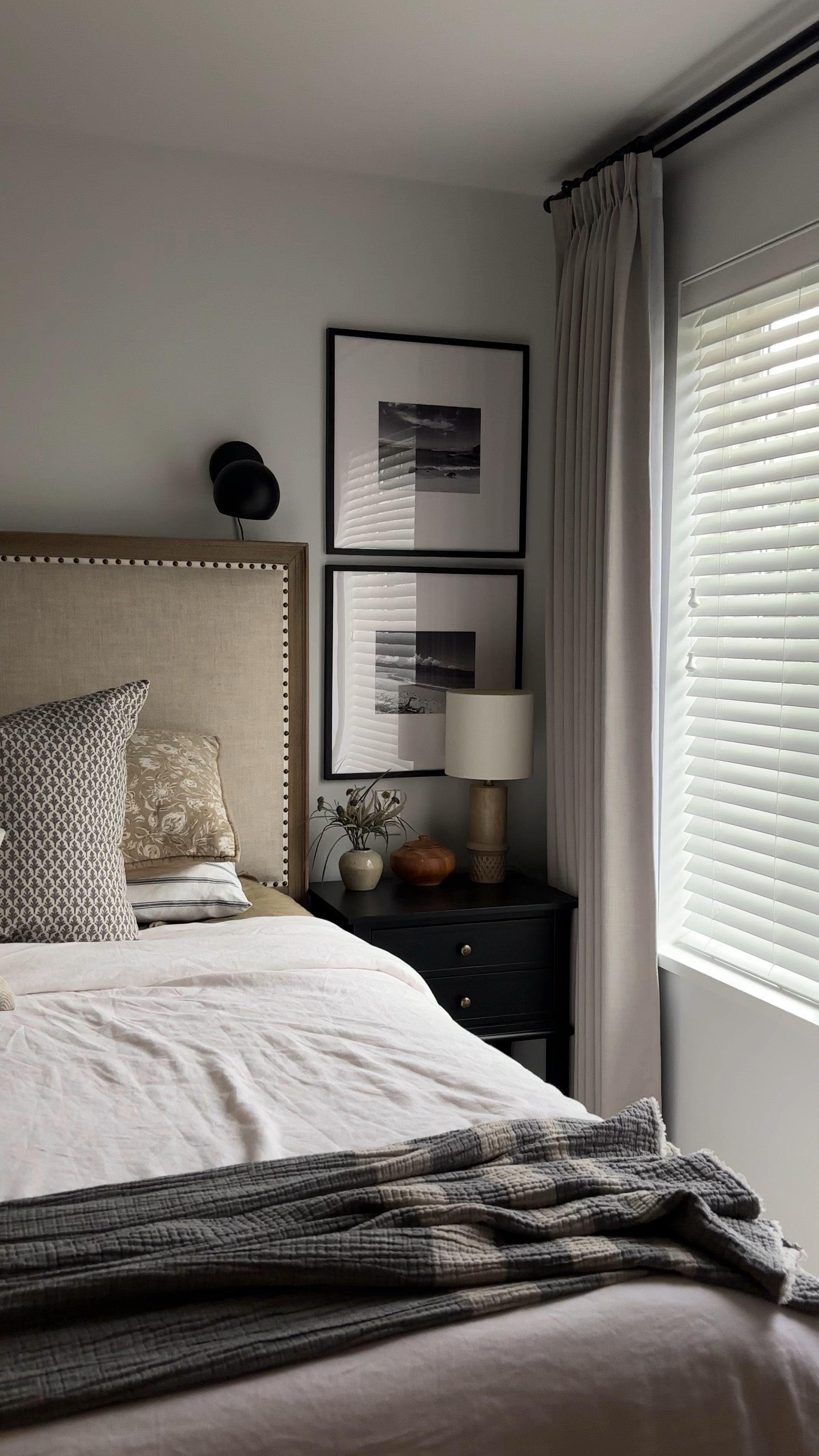 Here’s a little bedroom inspo for you! If you’re looking for designer inspired bedside tables and nightstands, I found ‘em! These modern organic nightstands come in 18 different colours and have McGee and Co. style, but on a budget. 👏🏻 I love the open shelf, the fact that they have 2 drawers, and they are quite literally the perfect size. 

We swapped out the drawer pulls for burnished brass ones from Amazon ((linked here) with a vintage vibe to make them look even more high-end. I’m absolutely in love with our master bedroom these days. ❤️

#LTKHome #LTKVideo #LTKSaleAlert