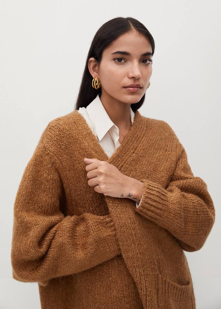 Pocket knit cardigan | MANGO (US)