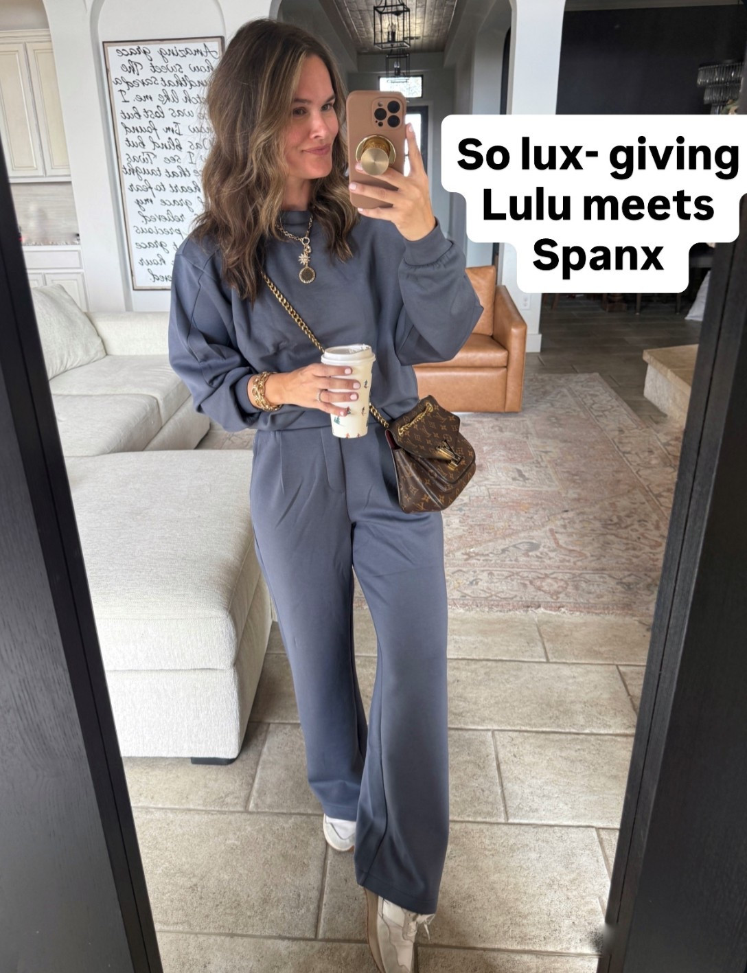 The most lux matching set from Walmart that reminds of of Lulu #matchingset #loungeset #walmartfashion 

#LTKActive #LTKSaleAlert #LTKFindsUnder50