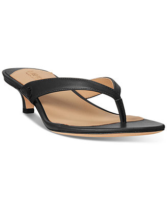 Lauren Ralph Lauren Women's Francesa Thong Dress Sandals - Macy's | Macy's