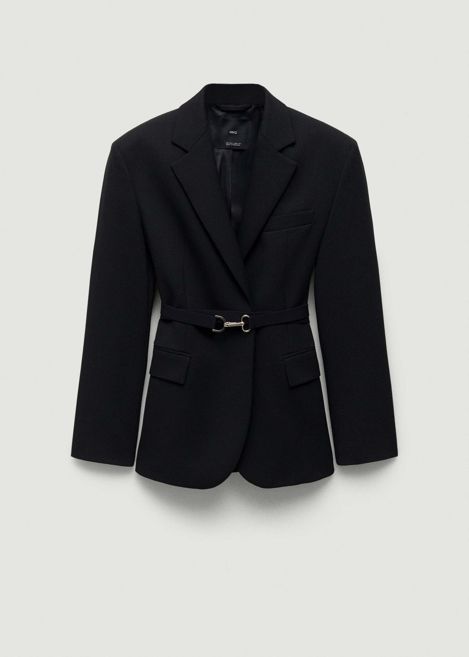 Belt structured blazer | MANGO (UK)