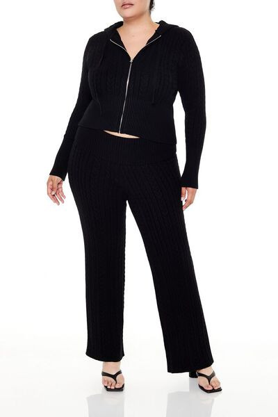 Plus Size Sweater-Knit Pants | Forever 21