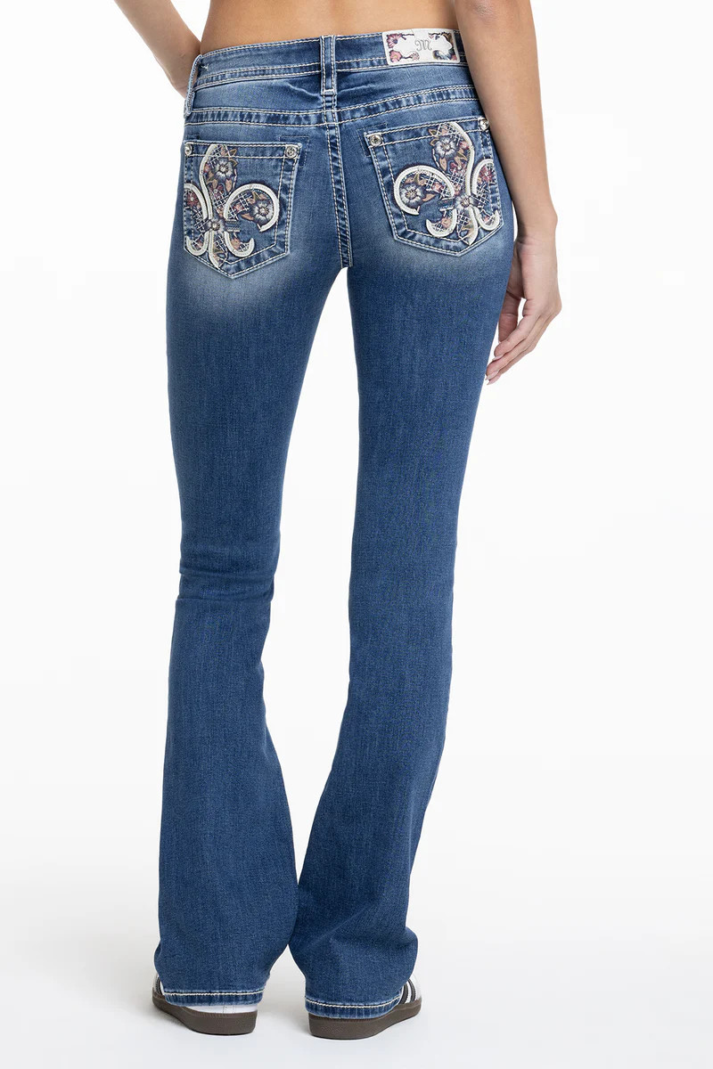 Dahlia Fleur Bootcut Jeans | Miss Me