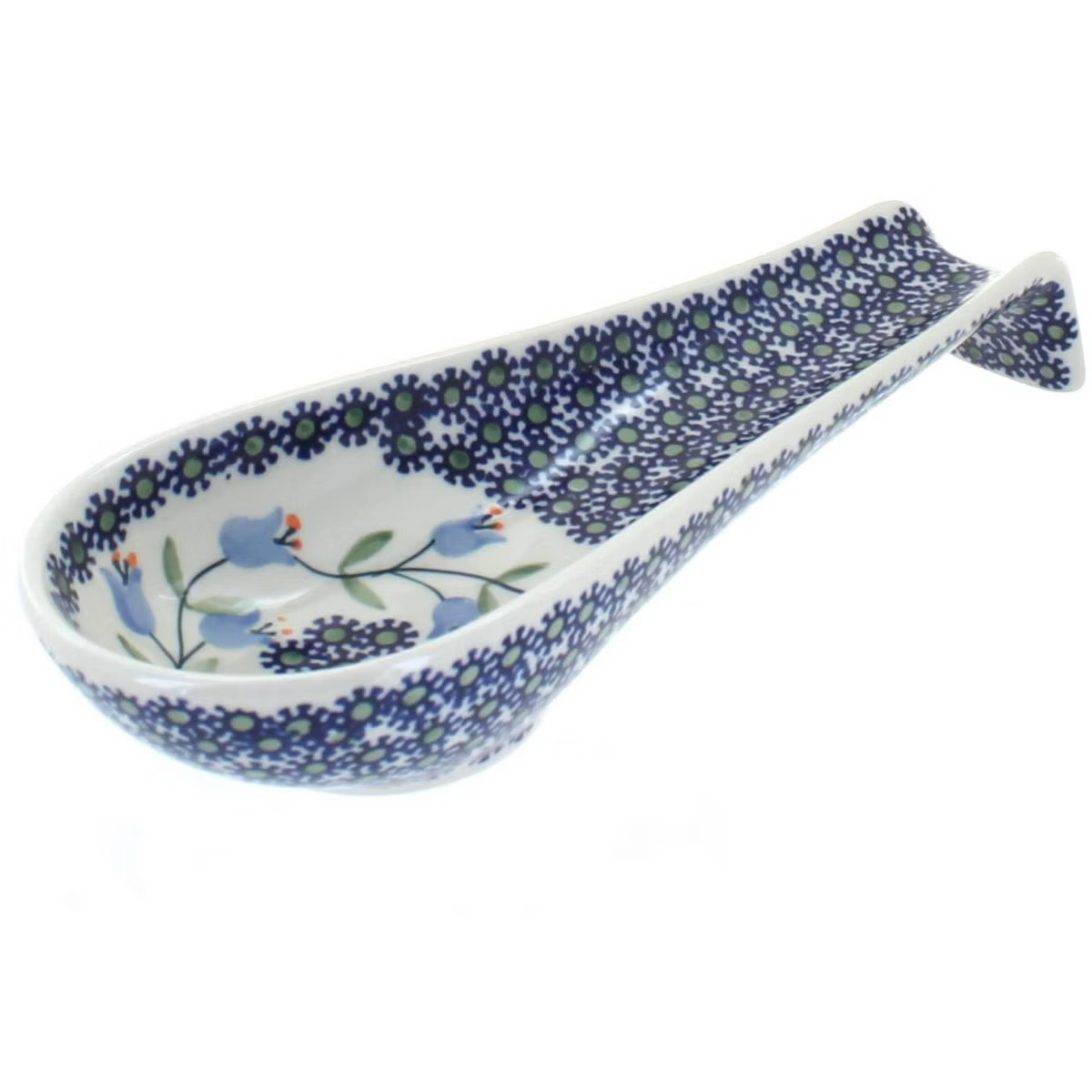 Blue Rose Polish Pottery P007 Manufaktura Large Spoon Rest | Target