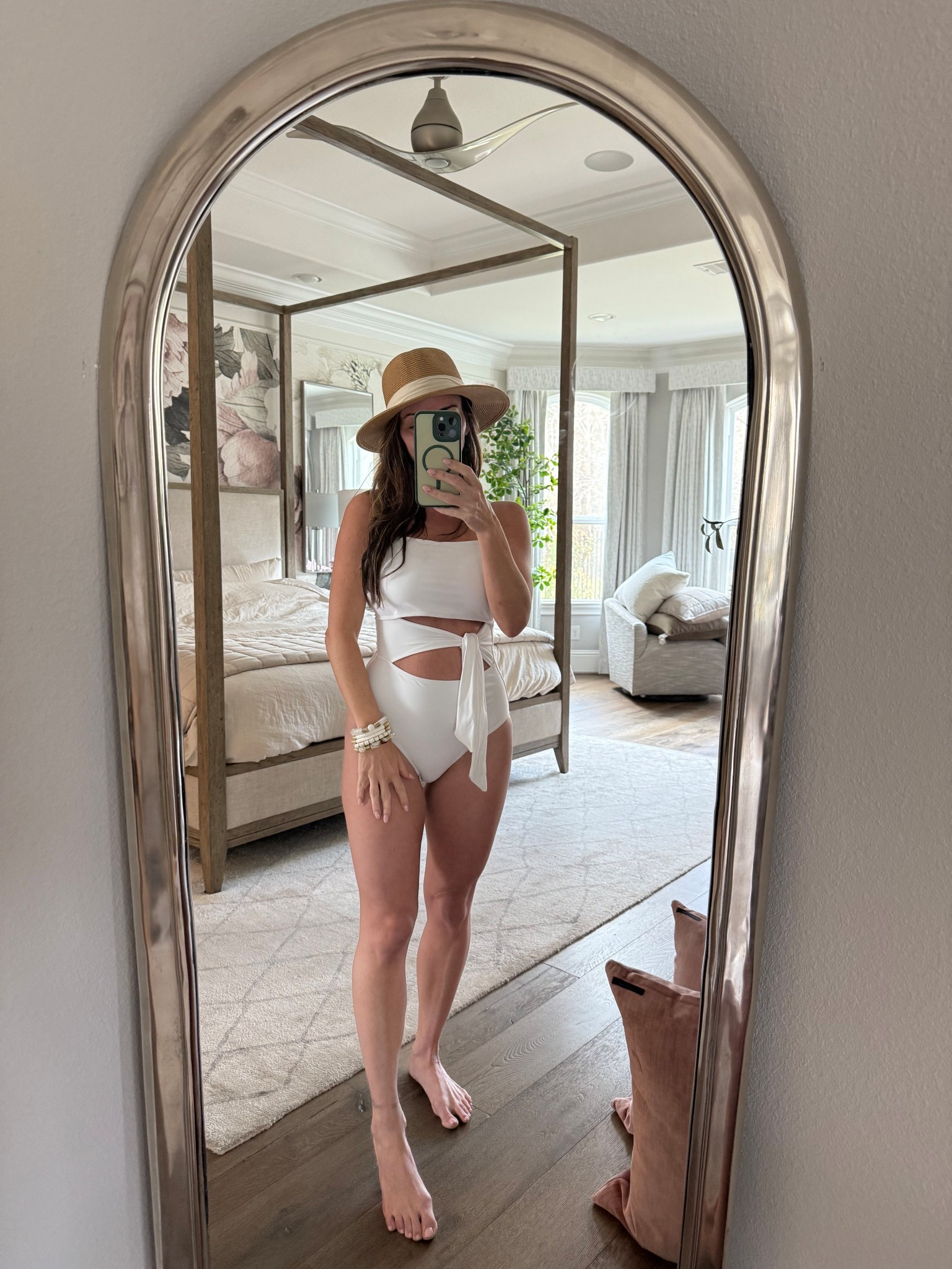 This is a great modest coverage suit! Love the side tie detail! Fits true to size. Wearing a small.

#LTKSeasonal #LTKStyleTip #LTKOver40