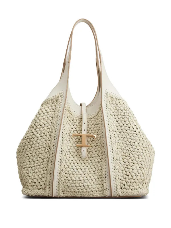 Tod's T-Timeless Tote Bag | White | FARFETCH IN | Farfetch Global