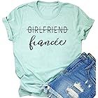 Girlfriend Fiancee T Shirt Women Funny Letter Print Tees Shirt Summer O Neck Tops | Amazon (US)
