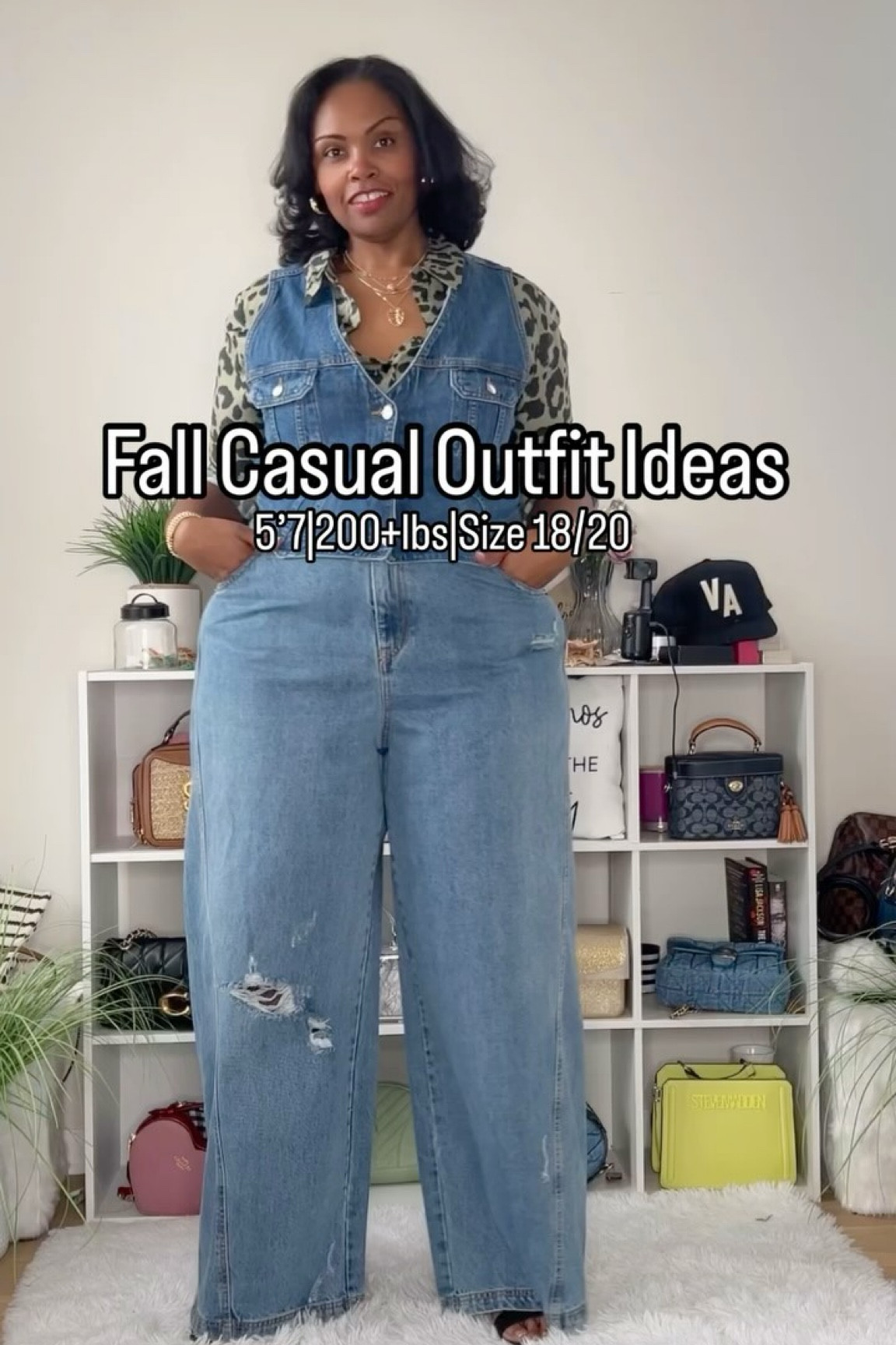 Vest and animal print are still trending over here this Fall🍂🍁

Shirt @ullapopkenusa 
Denim Vest and Jeans @target (jeans Soldout)
Green Vest @amazonfashion 

Comment SHOP below to receive a DM with the link to shop this post on my LTK ⬇ Don’t forget to save, share, or tag a friend who would love these looks💕Follow @sherradanielle for more outfit ideas.
•
•
•
•
#plussizefashion #plussizefashionblogger #dcblogger #vablogger #plussizestylewatch #effortlesslychic #falloutfitideas #falloutfitinspo #over40style #denimstyle #over40fashion #casualstyle #ltkover40 #outfitinspo #targetstyle #ullapopken

#LTKPlusSize #LTKOver40 #LTKMidsize