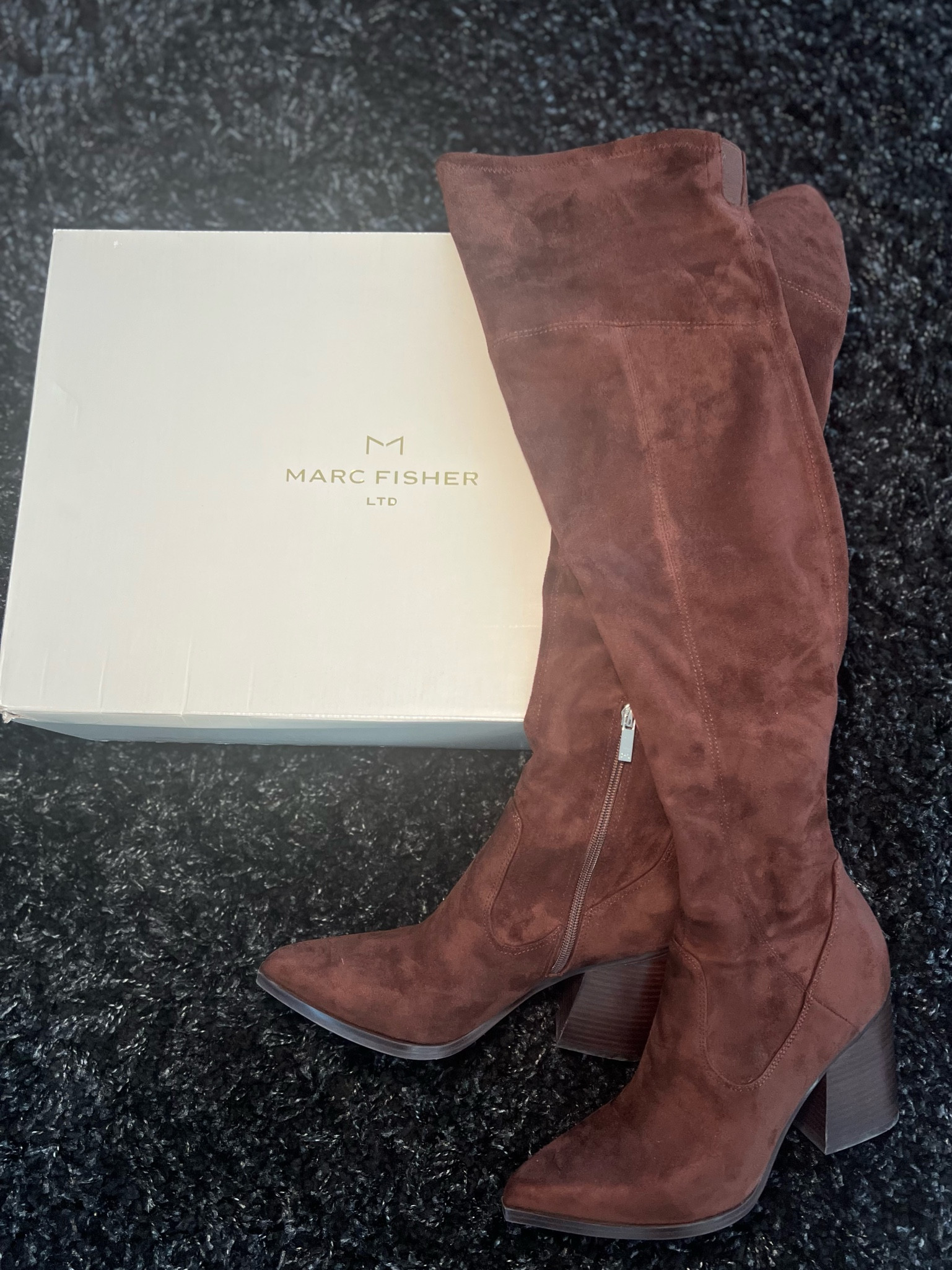 Marc Fisher boots, I’m obsessed with these and how comfortable they are  

#LTKHoliday #LTKStyleTip #LTKSeasonal