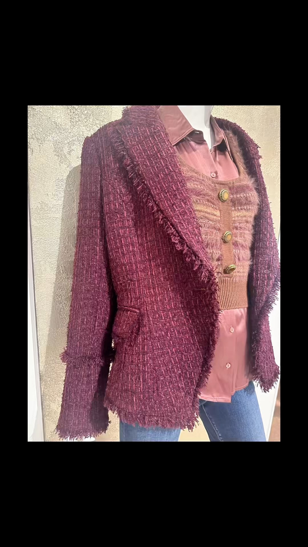 A rich burgundy is so in for fall! 