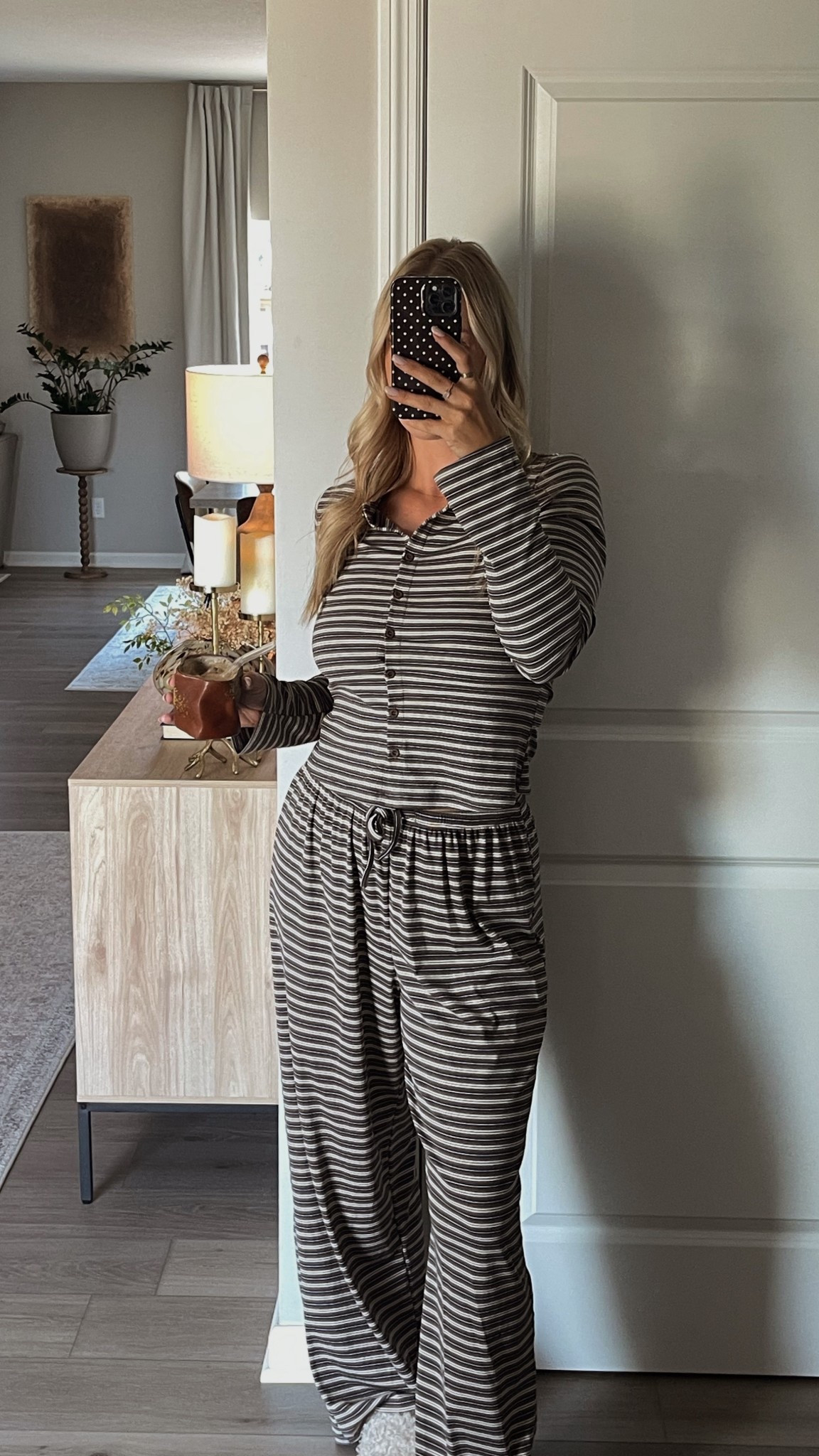 Cozy fall morning pjs - from Missguided. Actual link in my ShopMy! 