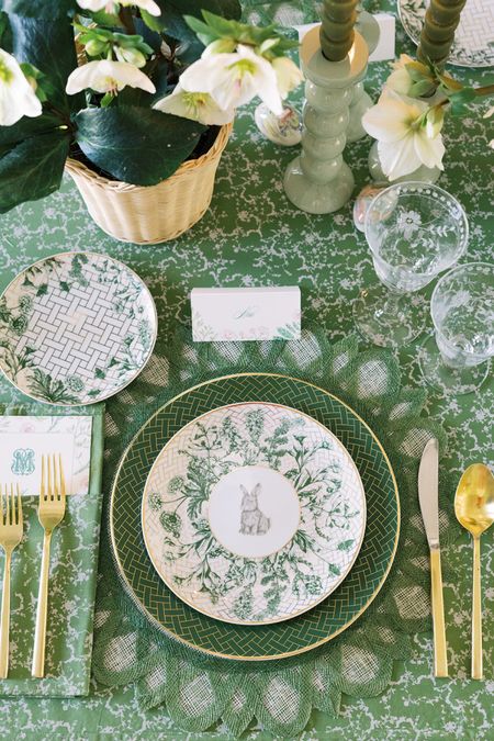Easter tablescape with Williams Sonoma 💚🐇💚

#LTKhome #LTKSeasonal #LTKstyletip