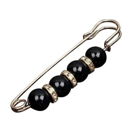Guozer Fancy Rhinestone Pearl Pin Brooch Faux Pearl Brooch Tightening Belt Sweater Shawl Pin Elegant Women s Clothing Accessories | Walmart (US)