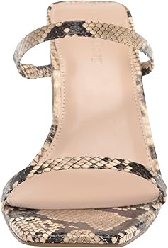 The Drop Women's Avery Square Toe Two Strap High Heeled Sandal | Amazon (US)