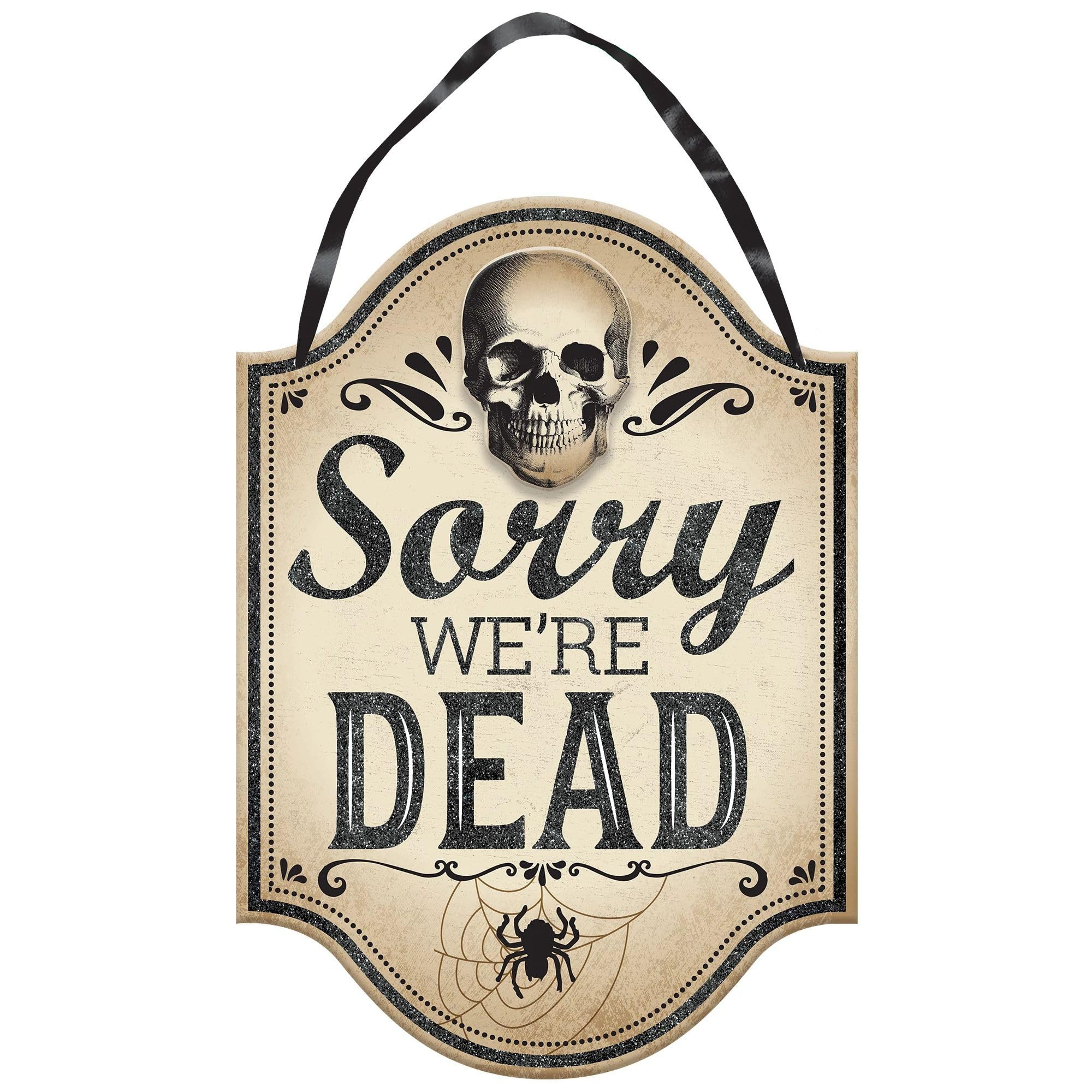 Halloween Boneyard MDF Hanging Sign | Amazon (US)