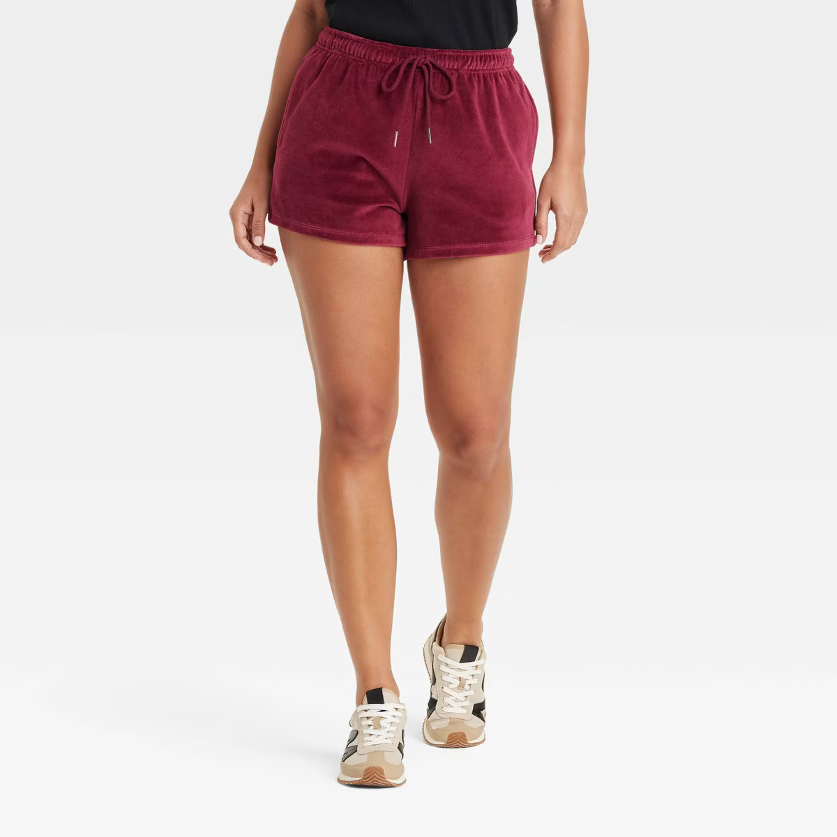 Women's Leisure Studio High-Rise Velour Shorts - Universal Thread™ | Target