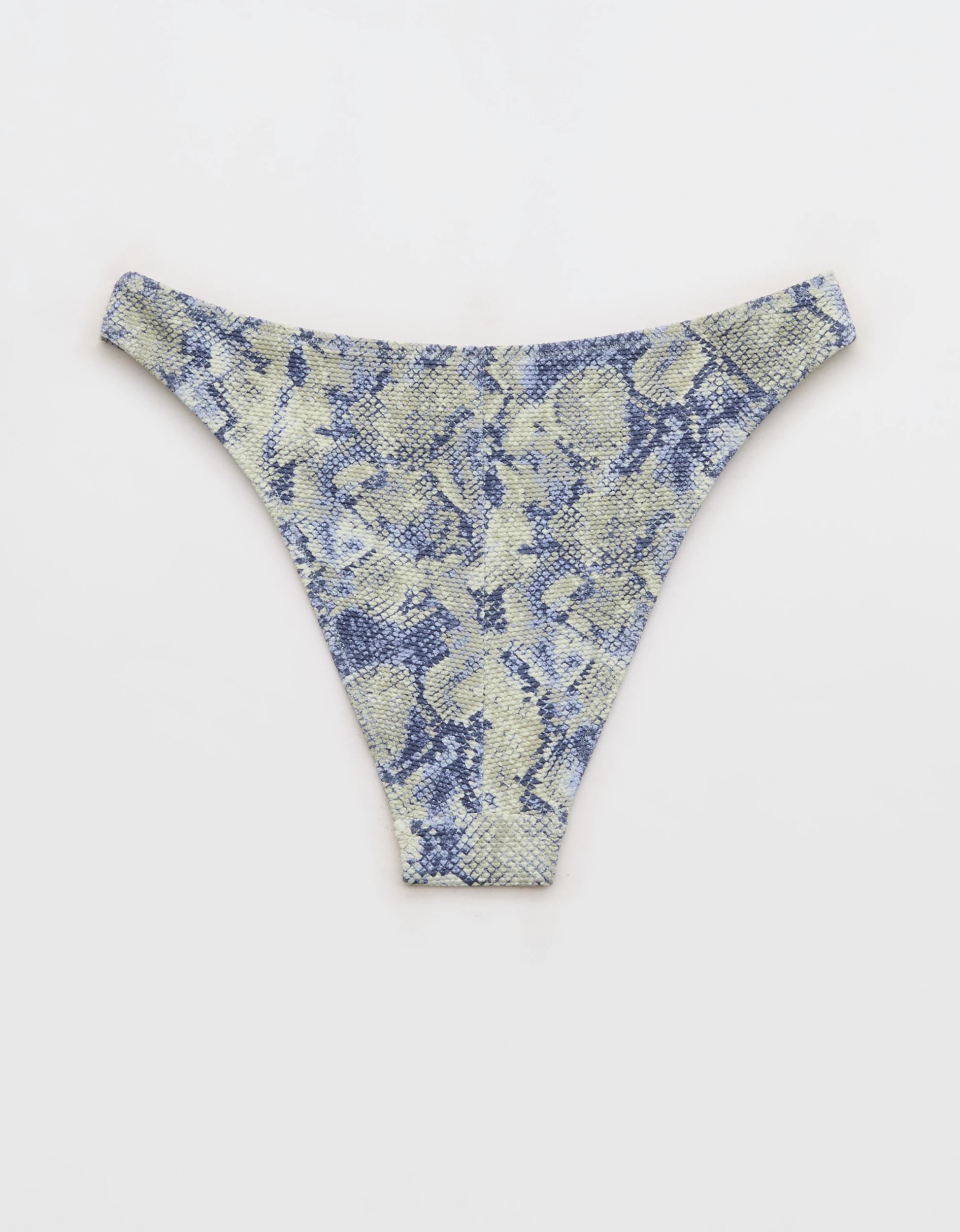 Aerie Pique Mid Rise Cheeky Bikini Bottom | Aerie