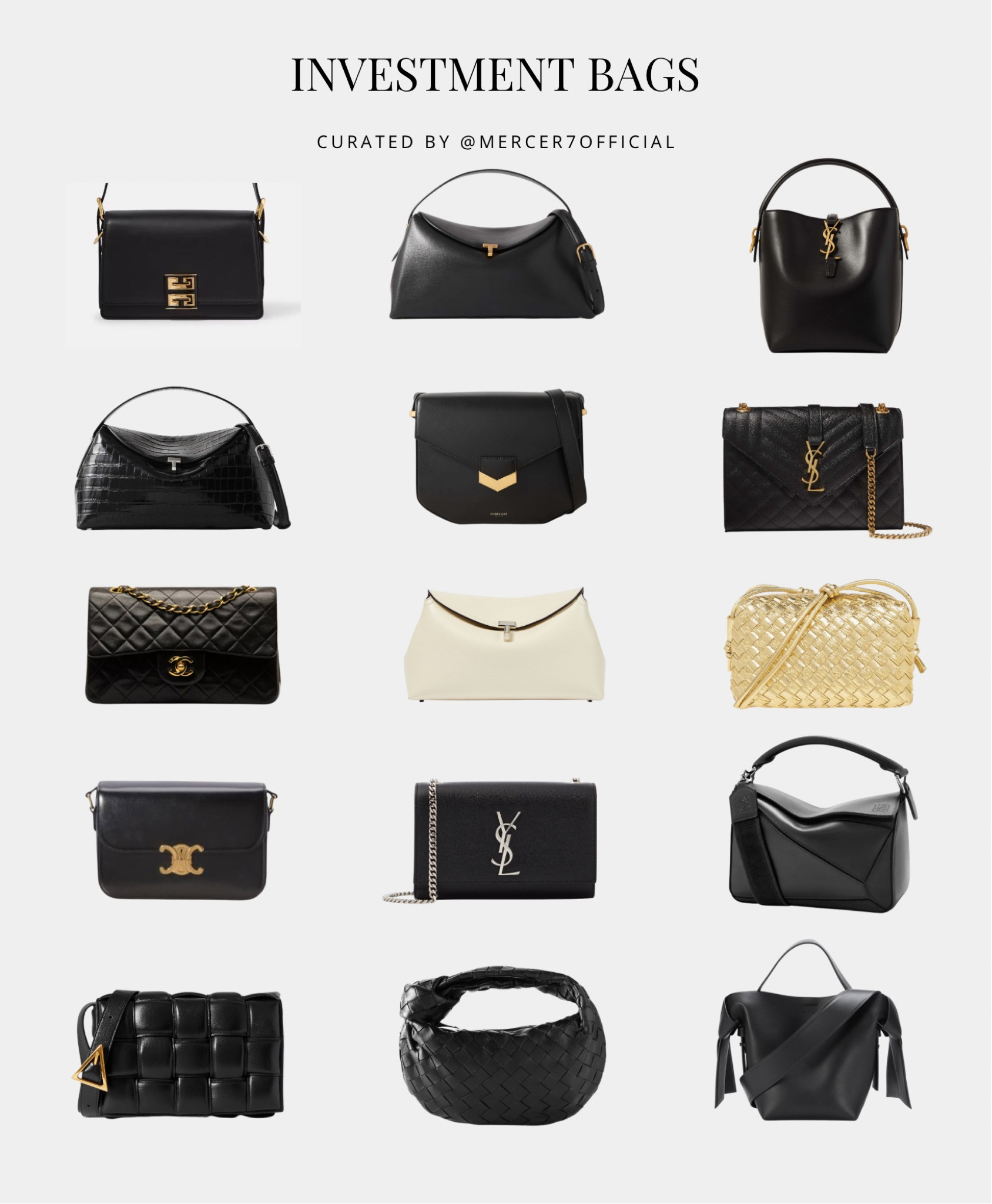 A selection of my favourite investment bags. I own some of these and they have been staples in my wardrobe for years!

#LTKeurope #LTKuk