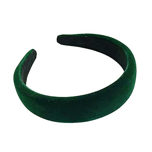 Lvyeer Green Velvet Headbands for Women Padded Headband Soft Comfort Headband Beautiful Headbands for Women's Hair | Amazon (US)